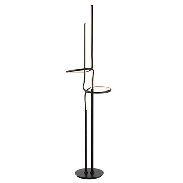 Sketch 64" Minimalist Dimmable Metal Integrated LED Floor Lamp - JONATHAN Y